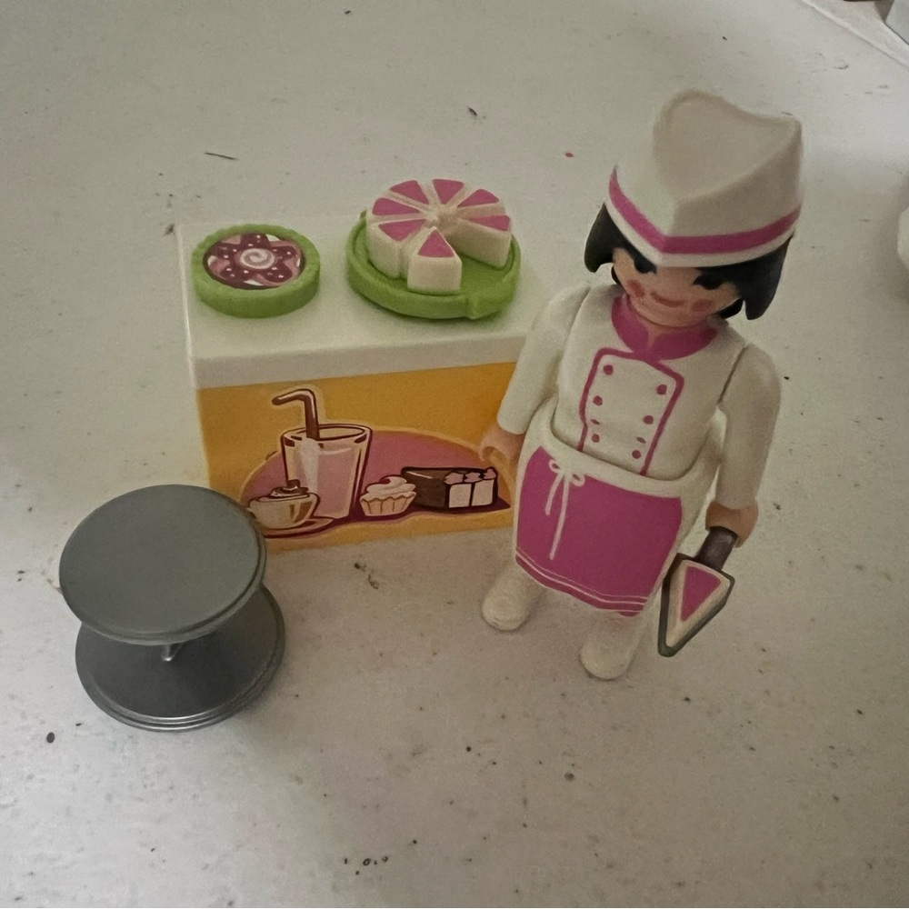Playmobile bakery dessert stand set